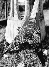 Guitare Noir Et Blanc